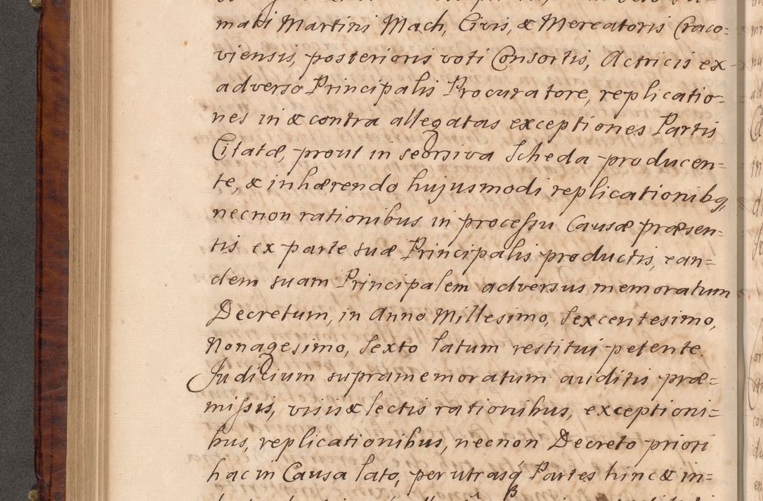 Zdjęcie nr 381 dla obiektu archiwalnego: Volumen VIII actorum episcopalium R. D. Joannis Małachowski, episcopi Cracoviensis ducis Severiae de anno 1697, quorum index videatur ad finem