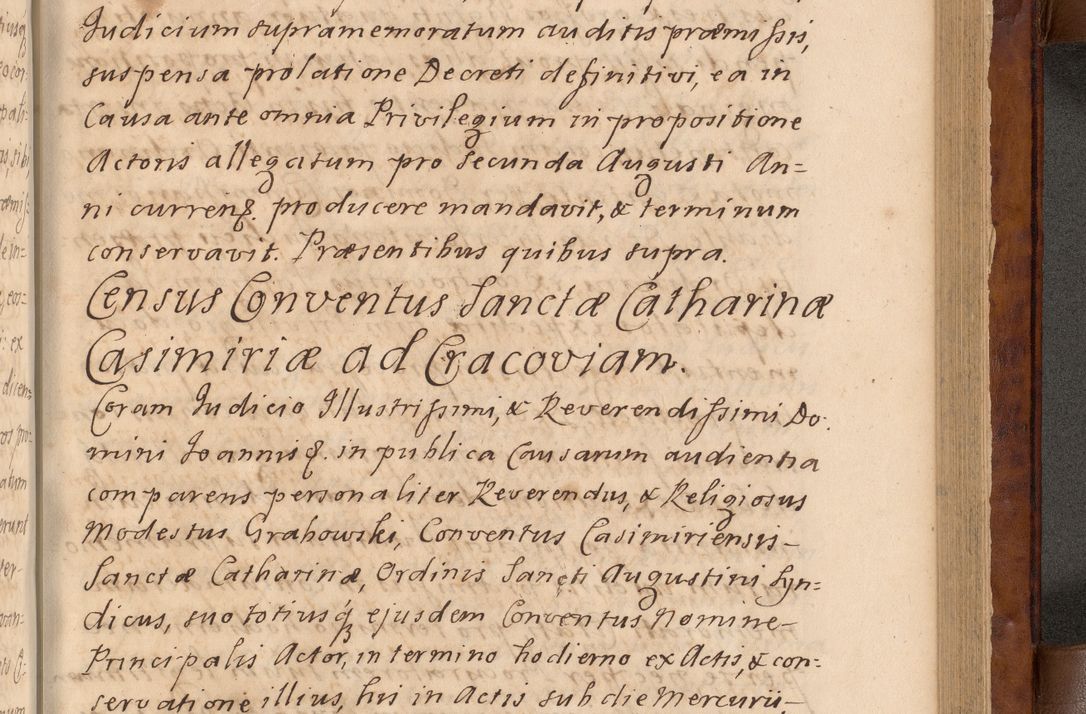 Zdjęcie nr 378 dla obiektu archiwalnego: Volumen VIII actorum episcopalium R. D. Joannis Małachowski, episcopi Cracoviensis ducis Severiae de anno 1697, quorum index videatur ad finem