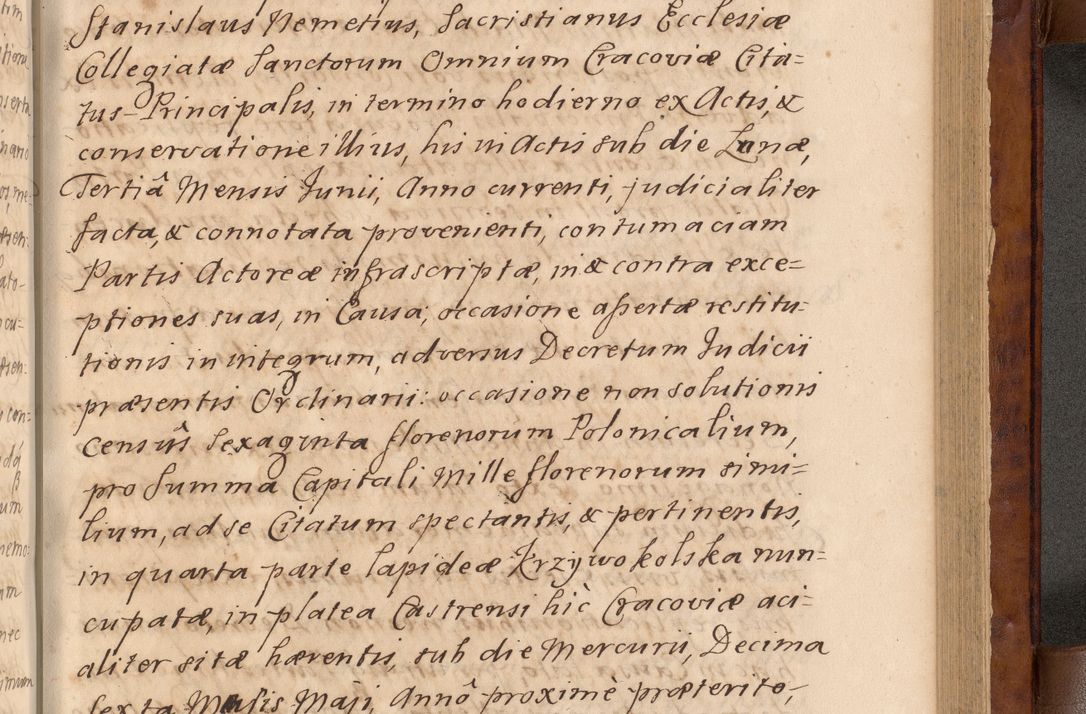 Zdjęcie nr 380 dla obiektu archiwalnego: Volumen VIII actorum episcopalium R. D. Joannis Małachowski, episcopi Cracoviensis ducis Severiae de anno 1697, quorum index videatur ad finem