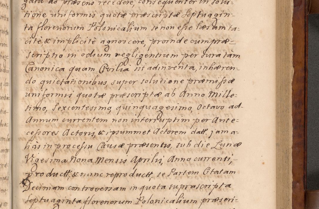 Zdjęcie nr 372 dla obiektu archiwalnego: Volumen VIII actorum episcopalium R. D. Joannis Małachowski, episcopi Cracoviensis ducis Severiae de anno 1697, quorum index videatur ad finem