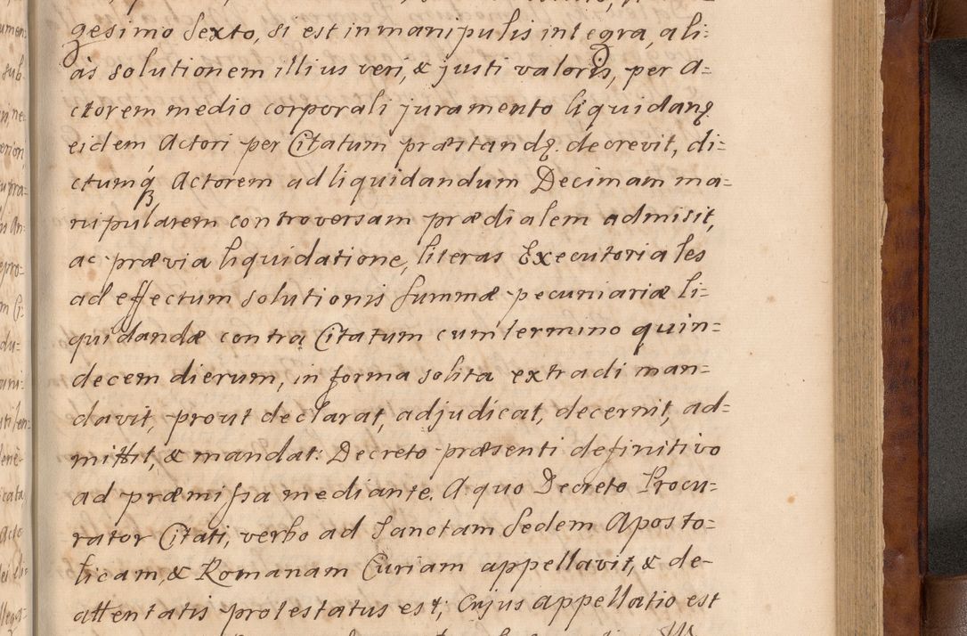 Zdjęcie nr 374 dla obiektu archiwalnego: Volumen VIII actorum episcopalium R. D. Joannis Małachowski, episcopi Cracoviensis ducis Severiae de anno 1697, quorum index videatur ad finem