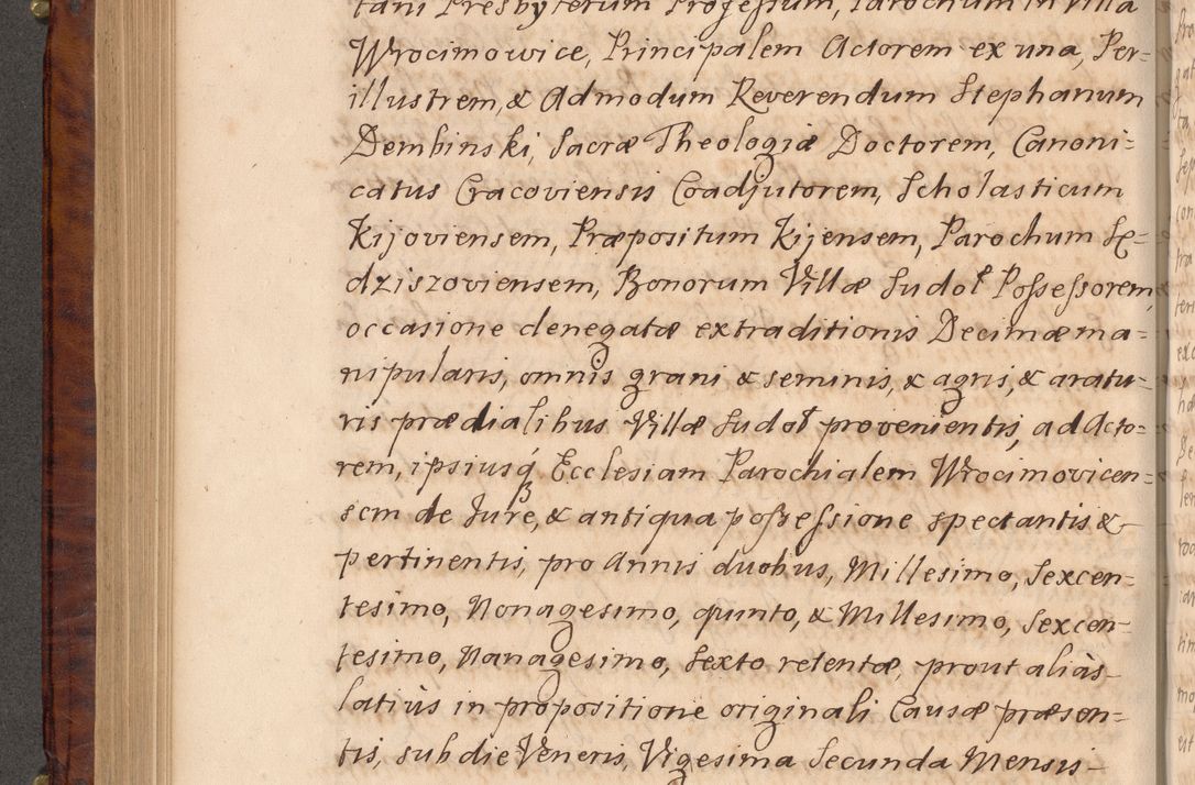 Zdjęcie nr 369 dla obiektu archiwalnego: Volumen VIII actorum episcopalium R. D. Joannis Małachowski, episcopi Cracoviensis ducis Severiae de anno 1697, quorum index videatur ad finem