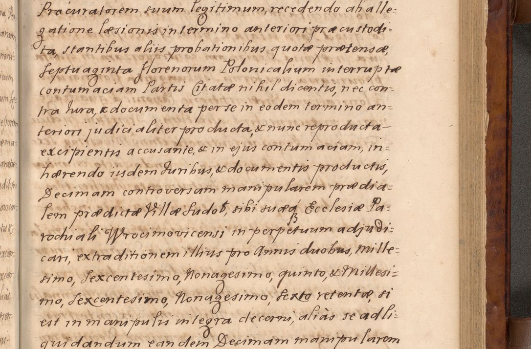 Zdjęcie nr 370 dla obiektu archiwalnego: Volumen VIII actorum episcopalium R. D. Joannis Małachowski, episcopi Cracoviensis ducis Severiae de anno 1697, quorum index videatur ad finem