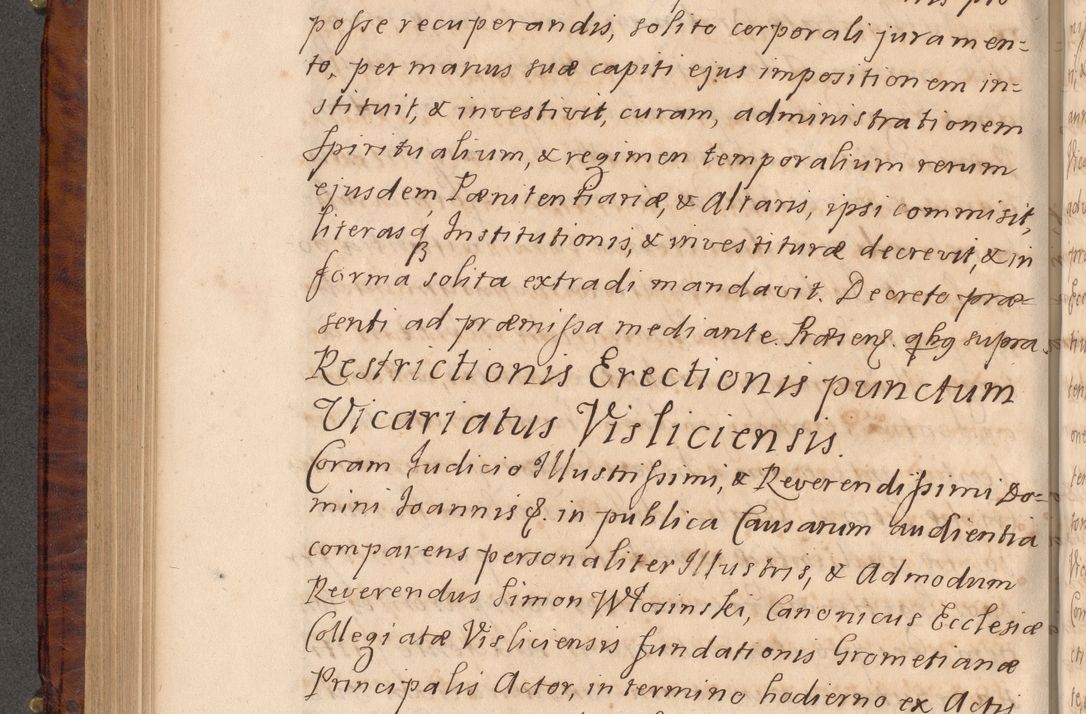 Zdjęcie nr 367 dla obiektu archiwalnego: Volumen VIII actorum episcopalium R. D. Joannis Małachowski, episcopi Cracoviensis ducis Severiae de anno 1697, quorum index videatur ad finem