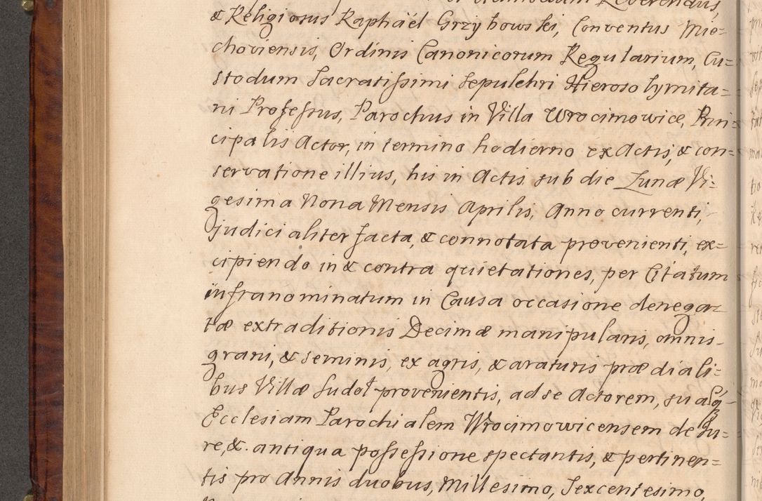 Zdjęcie nr 357 dla obiektu archiwalnego: Volumen VIII actorum episcopalium R. D. Joannis Małachowski, episcopi Cracoviensis ducis Severiae de anno 1697, quorum index videatur ad finem