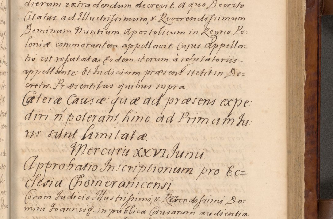 Zdjęcie nr 348 dla obiektu archiwalnego: Volumen VIII actorum episcopalium R. D. Joannis Małachowski, episcopi Cracoviensis ducis Severiae de anno 1697, quorum index videatur ad finem
