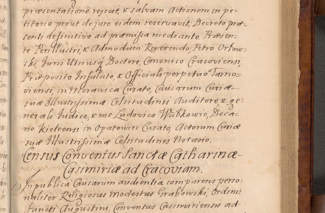 Zdjęcie nr 344 dla obiektu archiwalnego: Volumen VIII actorum episcopalium R. D. Joannis Małachowski, episcopi Cracoviensis ducis Severiae de anno 1697, quorum index videatur ad finem