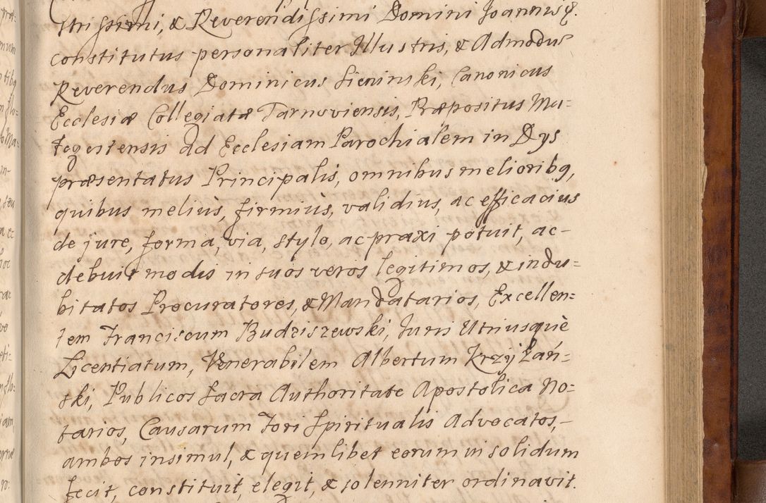 Zdjęcie nr 340 dla obiektu archiwalnego: Volumen VIII actorum episcopalium R. D. Joannis Małachowski, episcopi Cracoviensis ducis Severiae de anno 1697, quorum index videatur ad finem