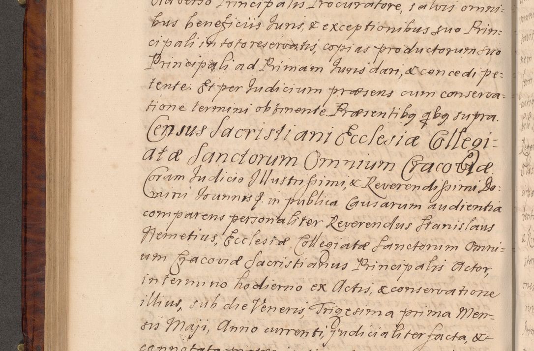 Zdjęcie nr 335 dla obiektu archiwalnego: Volumen VIII actorum episcopalium R. D. Joannis Małachowski, episcopi Cracoviensis ducis Severiae de anno 1697, quorum index videatur ad finem
