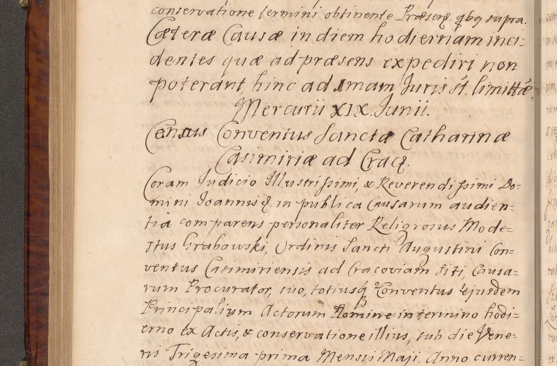 Zdjęcie nr 329 dla obiektu archiwalnego: Volumen VIII actorum episcopalium R. D. Joannis Małachowski, episcopi Cracoviensis ducis Severiae de anno 1697, quorum index videatur ad finem