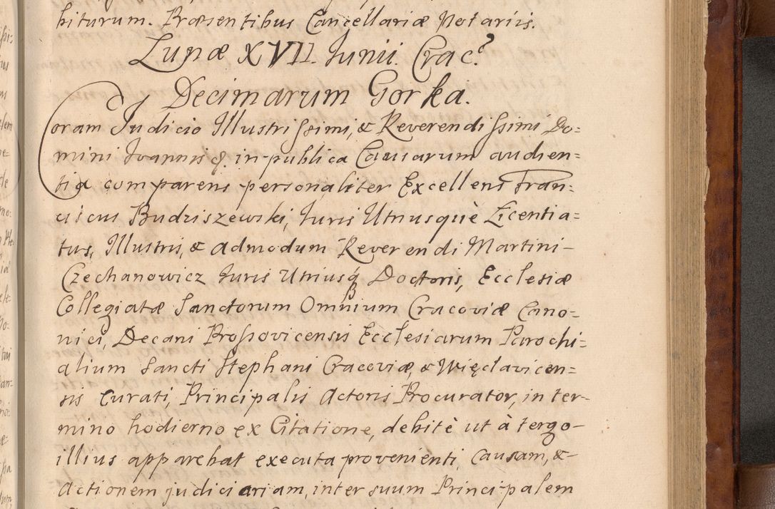 Zdjęcie nr 320 dla obiektu archiwalnego: Volumen VIII actorum episcopalium R. D. Joannis Małachowski, episcopi Cracoviensis ducis Severiae de anno 1697, quorum index videatur ad finem