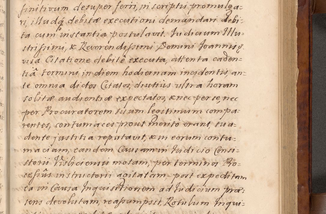 Zdjęcie nr 314 dla obiektu archiwalnego: Volumen VIII actorum episcopalium R. D. Joannis Małachowski, episcopi Cracoviensis ducis Severiae de anno 1697, quorum index videatur ad finem