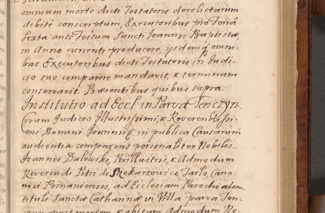 Zdjęcie nr 316 dla obiektu archiwalnego: Volumen VIII actorum episcopalium R. D. Joannis Małachowski, episcopi Cracoviensis ducis Severiae de anno 1697, quorum index videatur ad finem