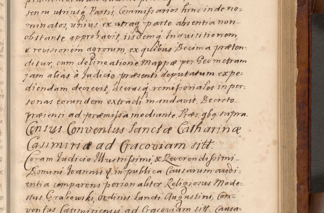 Zdjęcie nr 306 dla obiektu archiwalnego: Volumen VIII actorum episcopalium R. D. Joannis Małachowski, episcopi Cracoviensis ducis Severiae de anno 1697, quorum index videatur ad finem