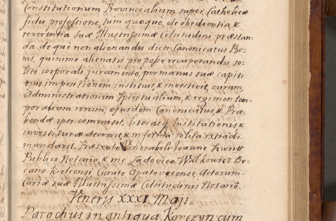 Zdjęcie nr 296 dla obiektu archiwalnego: Volumen VIII actorum episcopalium R. D. Joannis Małachowski, episcopi Cracoviensis ducis Severiae de anno 1697, quorum index videatur ad finem