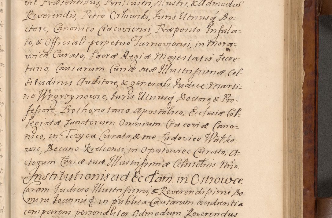 Zdjęcie nr 288 dla obiektu archiwalnego: Volumen VIII actorum episcopalium R. D. Joannis Małachowski, episcopi Cracoviensis ducis Severiae de anno 1697, quorum index videatur ad finem