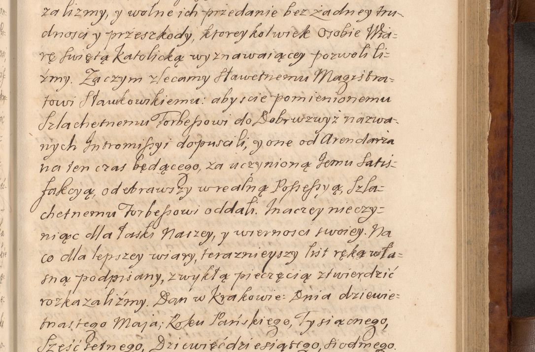 Zdjęcie nr 284 dla obiektu archiwalnego: Volumen VIII actorum episcopalium R. D. Joannis Małachowski, episcopi Cracoviensis ducis Severiae de anno 1697, quorum index videatur ad finem
