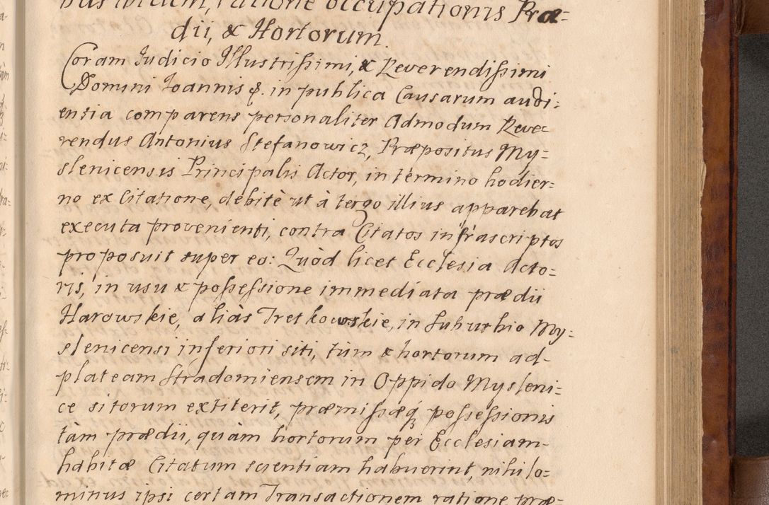 Zdjęcie nr 286 dla obiektu archiwalnego: Volumen VIII actorum episcopalium R. D. Joannis Małachowski, episcopi Cracoviensis ducis Severiae de anno 1697, quorum index videatur ad finem