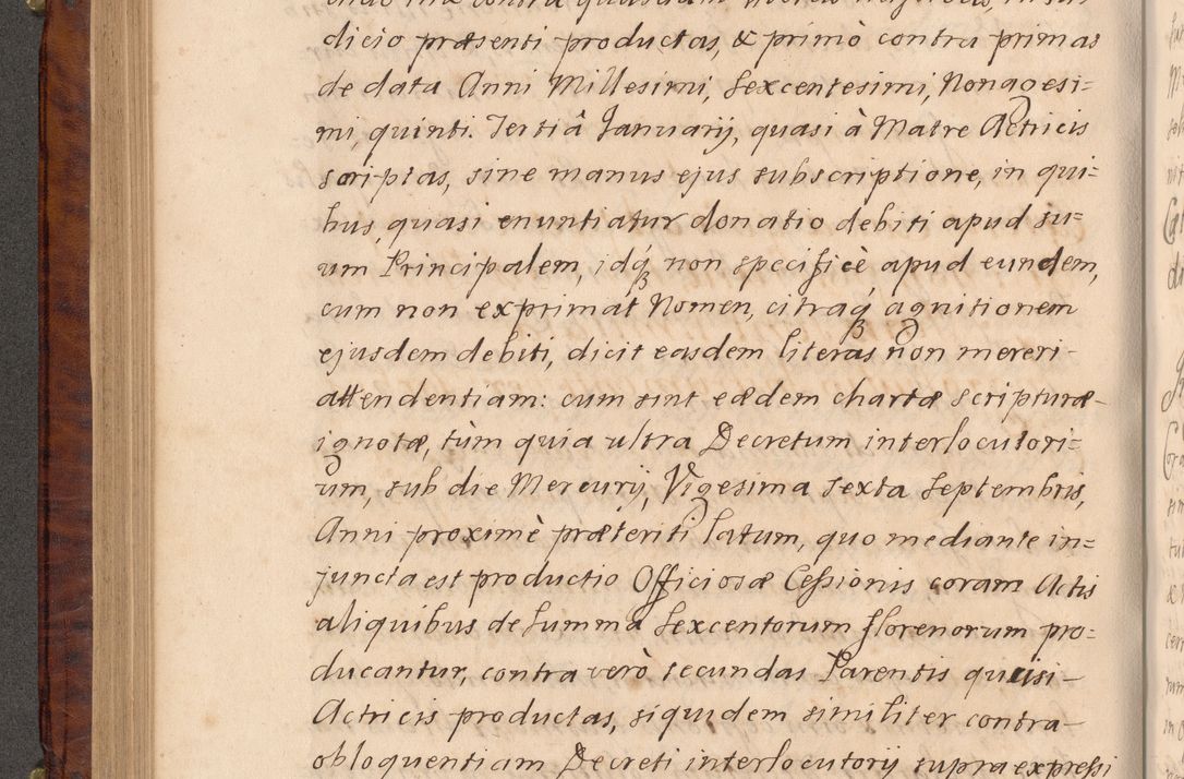 Zdjęcie nr 281 dla obiektu archiwalnego: Volumen VIII actorum episcopalium R. D. Joannis Małachowski, episcopi Cracoviensis ducis Severiae de anno 1697, quorum index videatur ad finem
