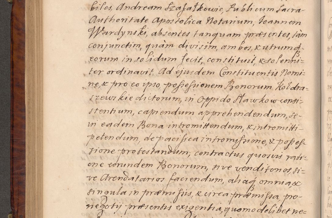 Zdjęcie nr 285 dla obiektu archiwalnego: Volumen VIII actorum episcopalium R. D. Joannis Małachowski, episcopi Cracoviensis ducis Severiae de anno 1697, quorum index videatur ad finem