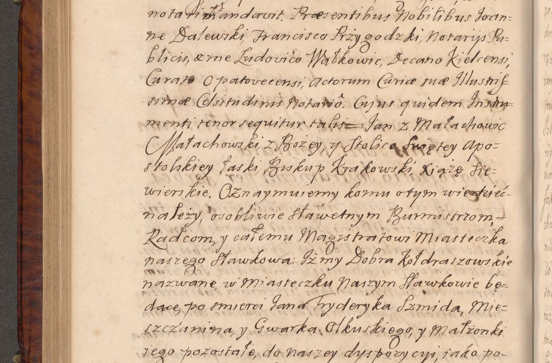 Zdjęcie nr 283 dla obiektu archiwalnego: Volumen VIII actorum episcopalium R. D. Joannis Małachowski, episcopi Cracoviensis ducis Severiae de anno 1697, quorum index videatur ad finem