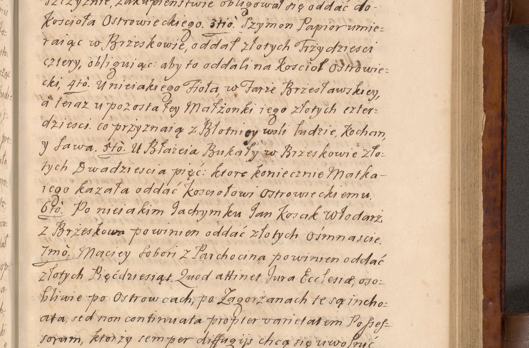 Zdjęcie nr 274 dla obiektu archiwalnego: Volumen VIII actorum episcopalium R. D. Joannis Małachowski, episcopi Cracoviensis ducis Severiae de anno 1697, quorum index videatur ad finem