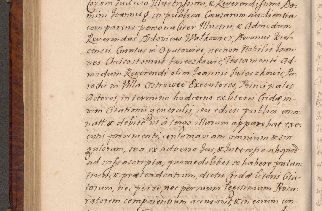 Zdjęcie nr 271 dla obiektu archiwalnego: Volumen VIII actorum episcopalium R. D. Joannis Małachowski, episcopi Cracoviensis ducis Severiae de anno 1697, quorum index videatur ad finem