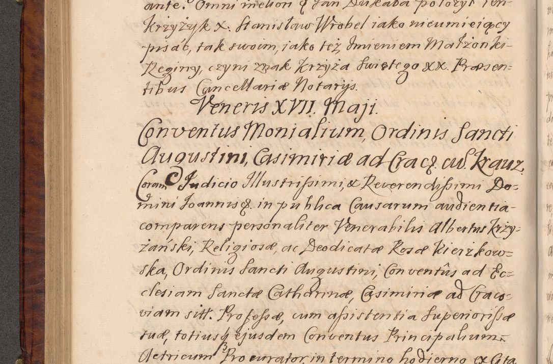 Zdjęcie nr 263 dla obiektu archiwalnego: Volumen VIII actorum episcopalium R. D. Joannis Małachowski, episcopi Cracoviensis ducis Severiae de anno 1697, quorum index videatur ad finem