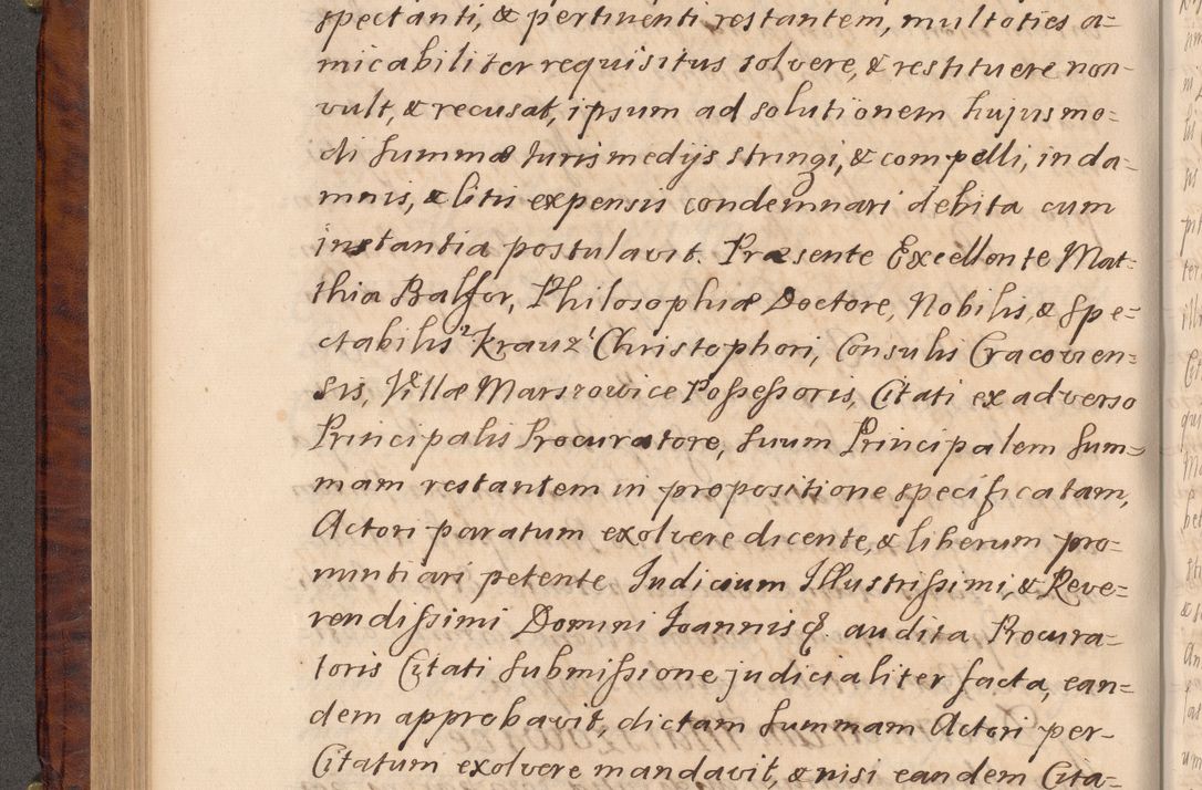 Zdjęcie nr 265 dla obiektu archiwalnego: Volumen VIII actorum episcopalium R. D. Joannis Małachowski, episcopi Cracoviensis ducis Severiae de anno 1697, quorum index videatur ad finem