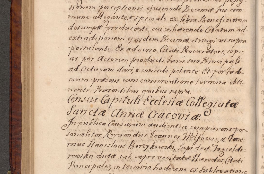 Zdjęcie nr 259 dla obiektu archiwalnego: Volumen VIII actorum episcopalium R. D. Joannis Małachowski, episcopi Cracoviensis ducis Severiae de anno 1697, quorum index videatur ad finem