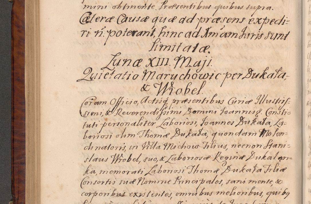 Zdjęcie nr 261 dla obiektu archiwalnego: Volumen VIII actorum episcopalium R. D. Joannis Małachowski, episcopi Cracoviensis ducis Severiae de anno 1697, quorum index videatur ad finem