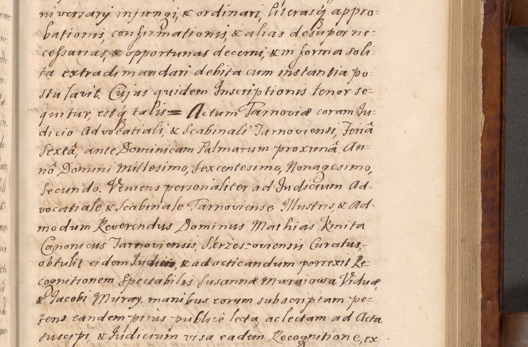 Zdjęcie nr 242 dla obiektu archiwalnego: Volumen VIII actorum episcopalium R. D. Joannis Małachowski, episcopi Cracoviensis ducis Severiae de anno 1697, quorum index videatur ad finem