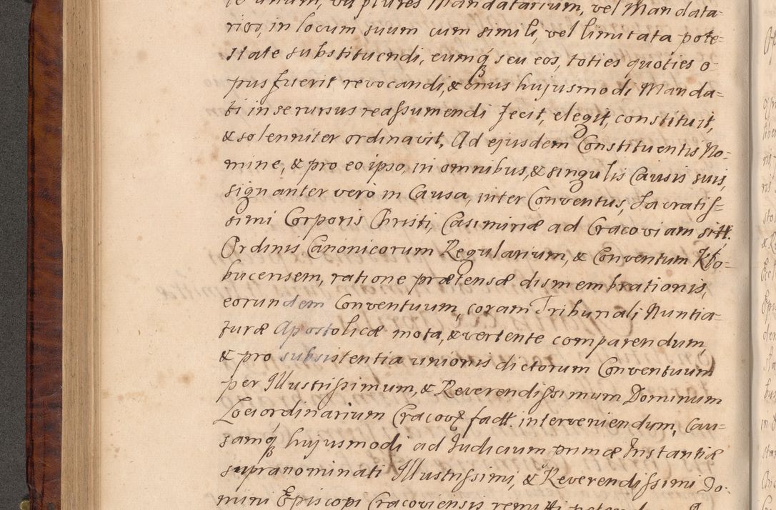 Zdjęcie nr 221 dla obiektu archiwalnego: Volumen VIII actorum episcopalium R. D. Joannis Małachowski, episcopi Cracoviensis ducis Severiae de anno 1697, quorum index videatur ad finem