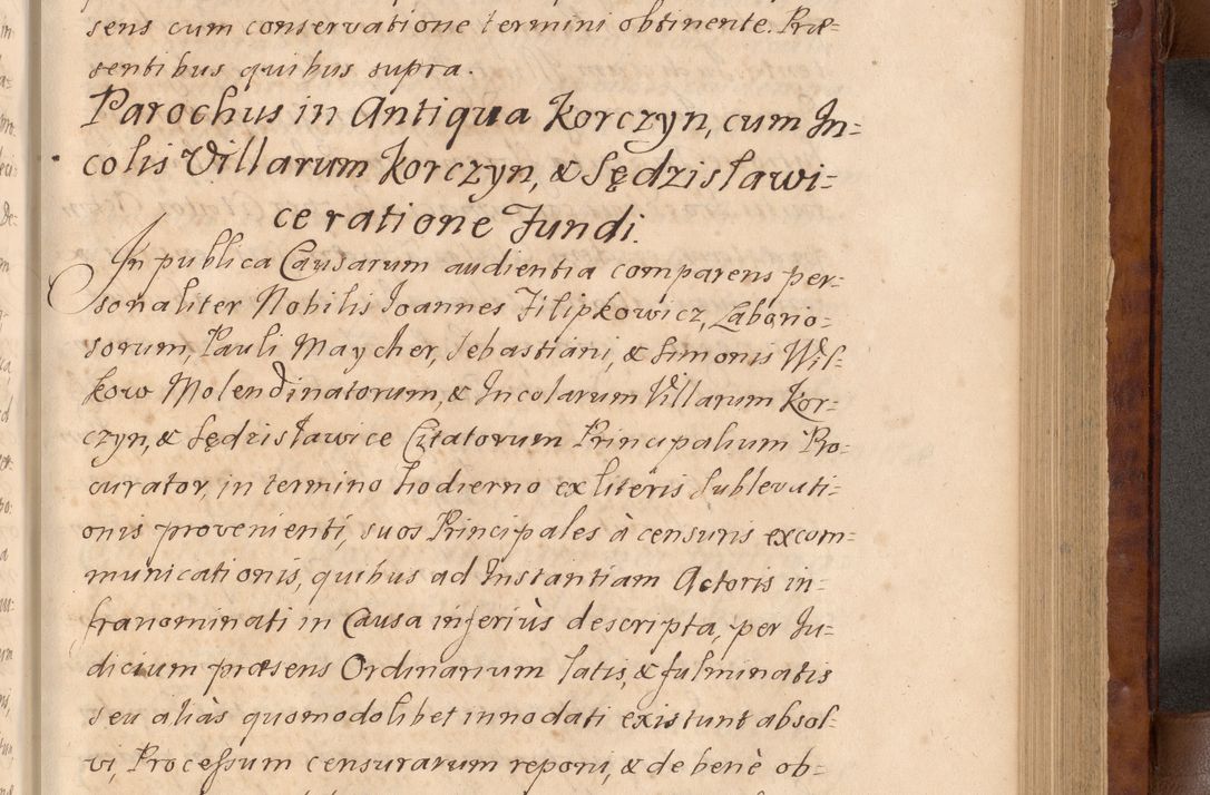 Zdjęcie nr 218 dla obiektu archiwalnego: Volumen VIII actorum episcopalium R. D. Joannis Małachowski, episcopi Cracoviensis ducis Severiae de anno 1697, quorum index videatur ad finem