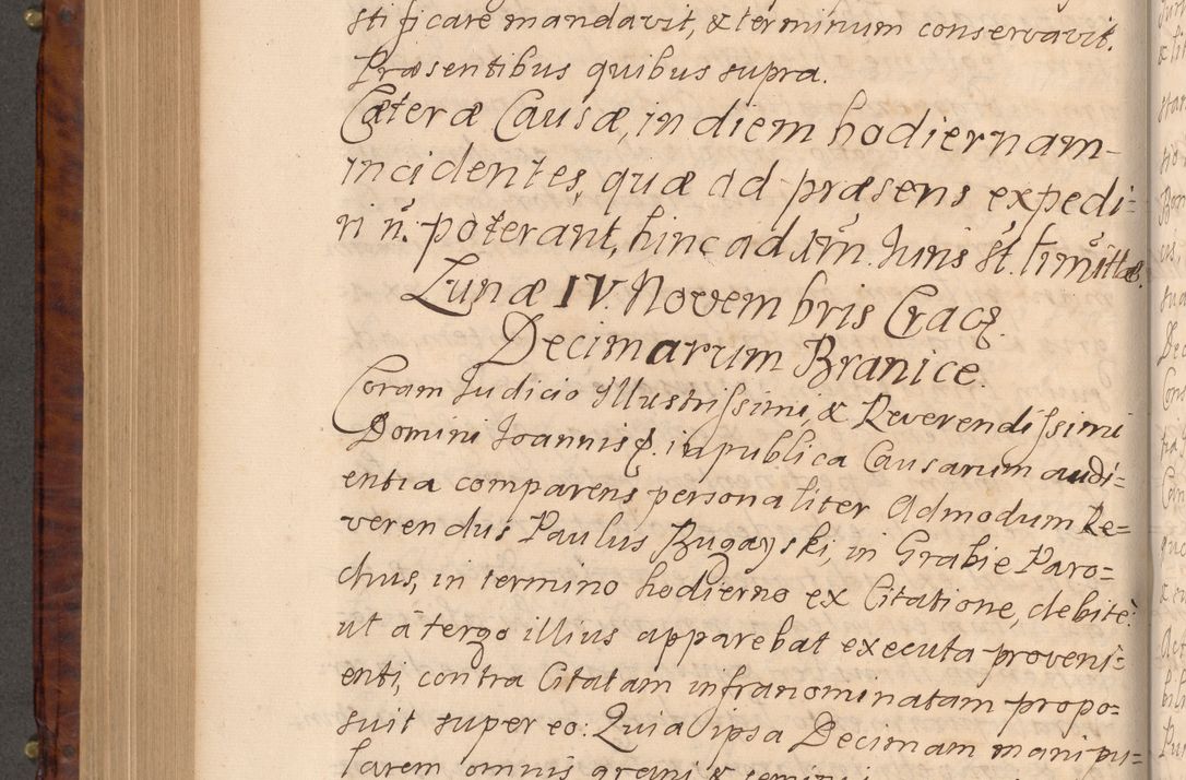 Zdjęcie nr 595 dla obiektu archiwalnego: Volumen VIII actorum episcopalium R. D. Joannis Małachowski, episcopi Cracoviensis ducis Severiae de anno 1697, quorum index videatur ad finem
