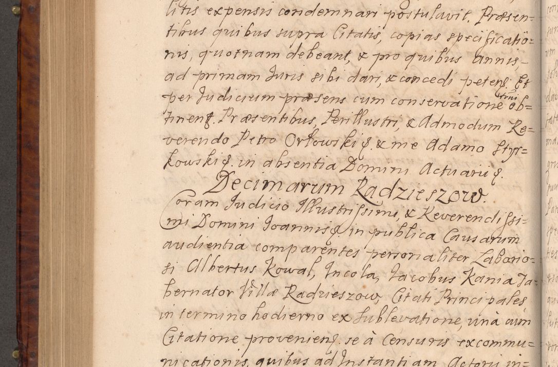 Zdjęcie nr 593 dla obiektu archiwalnego: Volumen VIII actorum episcopalium R. D. Joannis Małachowski, episcopi Cracoviensis ducis Severiae de anno 1697, quorum index videatur ad finem