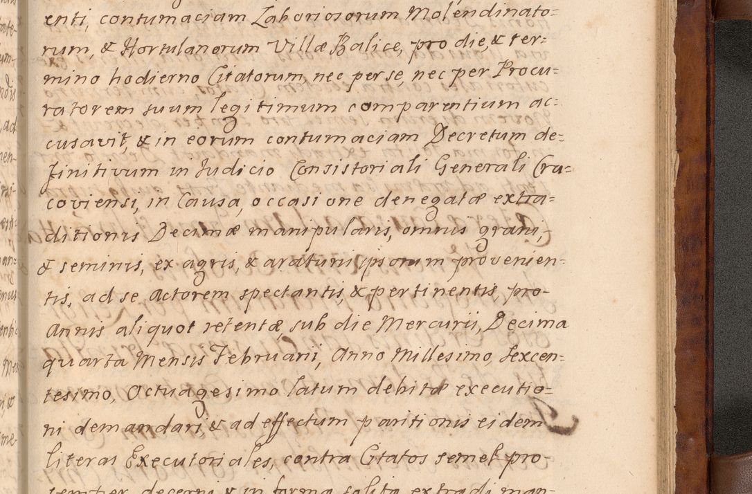Zdjęcie nr 570 dla obiektu archiwalnego: Volumen VIII actorum episcopalium R. D. Joannis Małachowski, episcopi Cracoviensis ducis Severiae de anno 1697, quorum index videatur ad finem