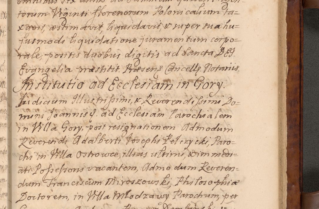 Zdjęcie nr 568 dla obiektu archiwalnego: Volumen VIII actorum episcopalium R. D. Joannis Małachowski, episcopi Cracoviensis ducis Severiae de anno 1697, quorum index videatur ad finem