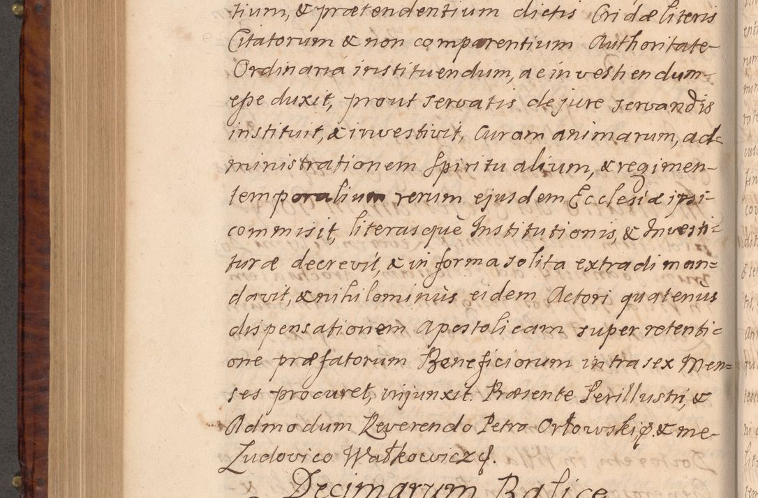 Zdjęcie nr 569 dla obiektu archiwalnego: Volumen VIII actorum episcopalium R. D. Joannis Małachowski, episcopi Cracoviensis ducis Severiae de anno 1697, quorum index videatur ad finem