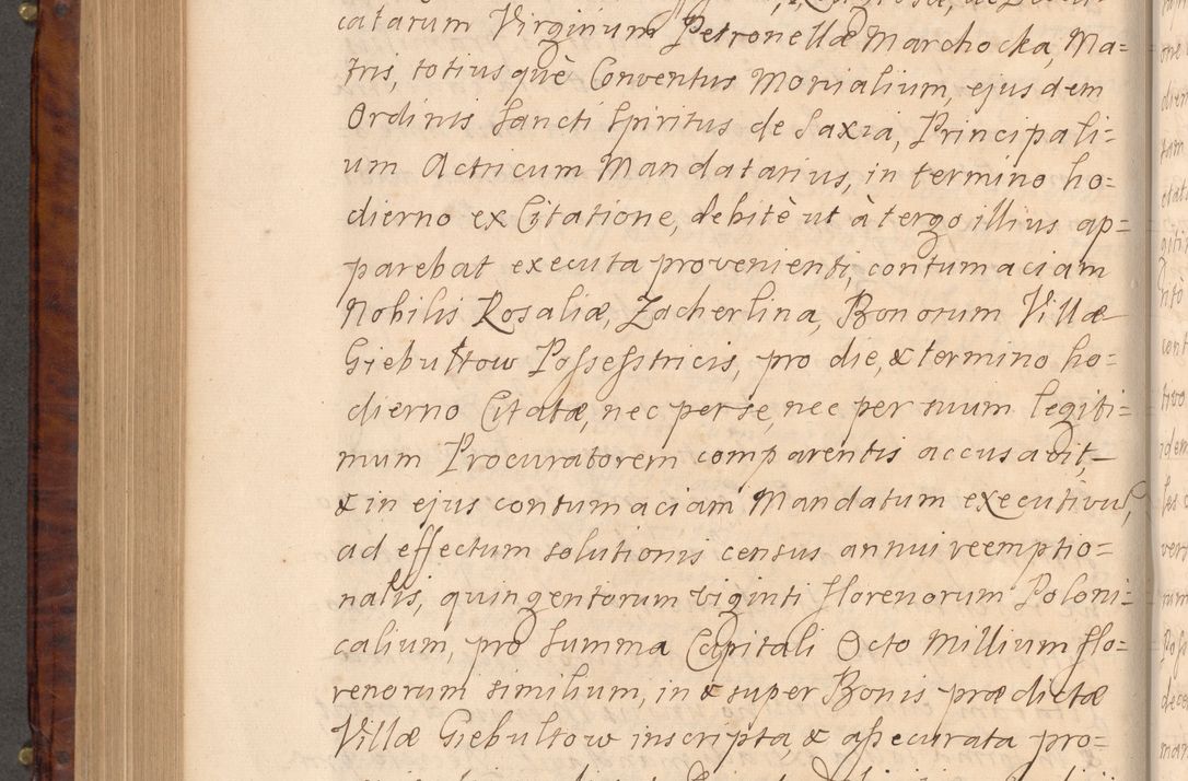 Zdjęcie nr 547 dla obiektu archiwalnego: Volumen VIII actorum episcopalium R. D. Joannis Małachowski, episcopi Cracoviensis ducis Severiae de anno 1697, quorum index videatur ad finem