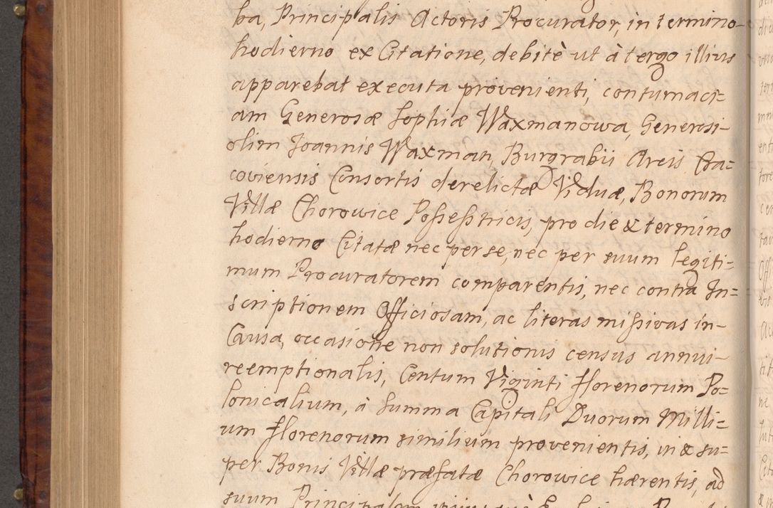 Zdjęcie nr 545 dla obiektu archiwalnego: Volumen VIII actorum episcopalium R. D. Joannis Małachowski, episcopi Cracoviensis ducis Severiae de anno 1697, quorum index videatur ad finem