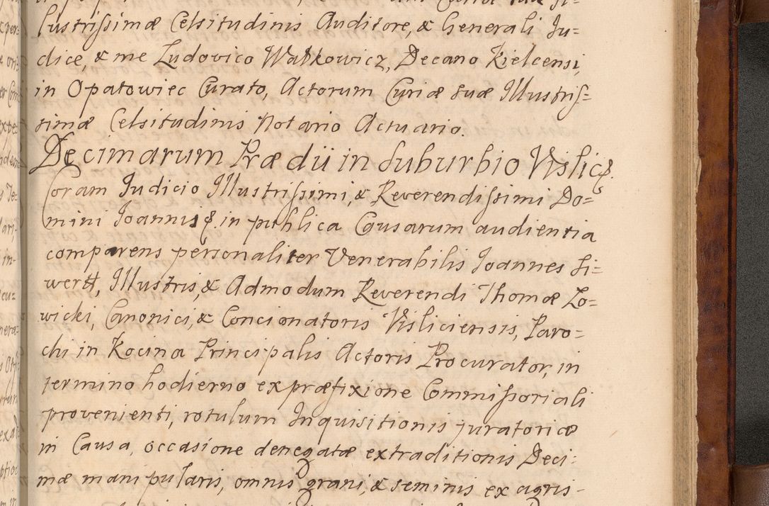 Zdjęcie nr 534 dla obiektu archiwalnego: Volumen VIII actorum episcopalium R. D. Joannis Małachowski, episcopi Cracoviensis ducis Severiae de anno 1697, quorum index videatur ad finem