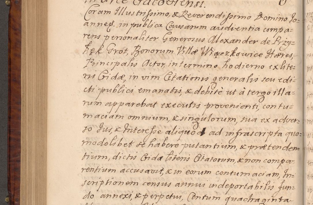 Zdjęcie nr 527 dla obiektu archiwalnego: Volumen VIII actorum episcopalium R. D. Joannis Małachowski, episcopi Cracoviensis ducis Severiae de anno 1697, quorum index videatur ad finem