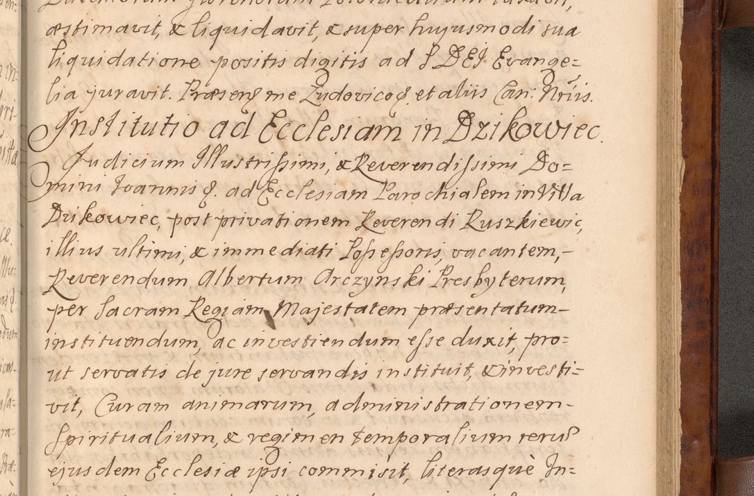 Zdjęcie nr 526 dla obiektu archiwalnego: Volumen VIII actorum episcopalium R. D. Joannis Małachowski, episcopi Cracoviensis ducis Severiae de anno 1697, quorum index videatur ad finem