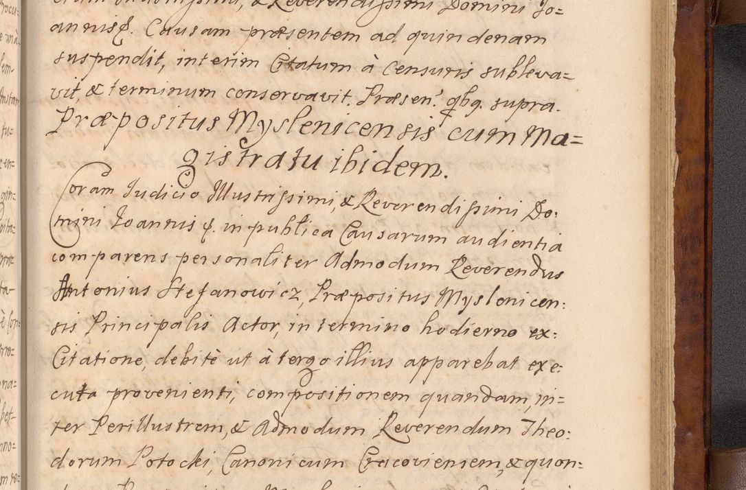 Zdjęcie nr 522 dla obiektu archiwalnego: Volumen VIII actorum episcopalium R. D. Joannis Małachowski, episcopi Cracoviensis ducis Severiae de anno 1697, quorum index videatur ad finem