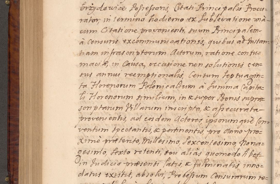 Zdjęcie nr 521 dla obiektu archiwalnego: Volumen VIII actorum episcopalium R. D. Joannis Małachowski, episcopi Cracoviensis ducis Severiae de anno 1697, quorum index videatur ad finem