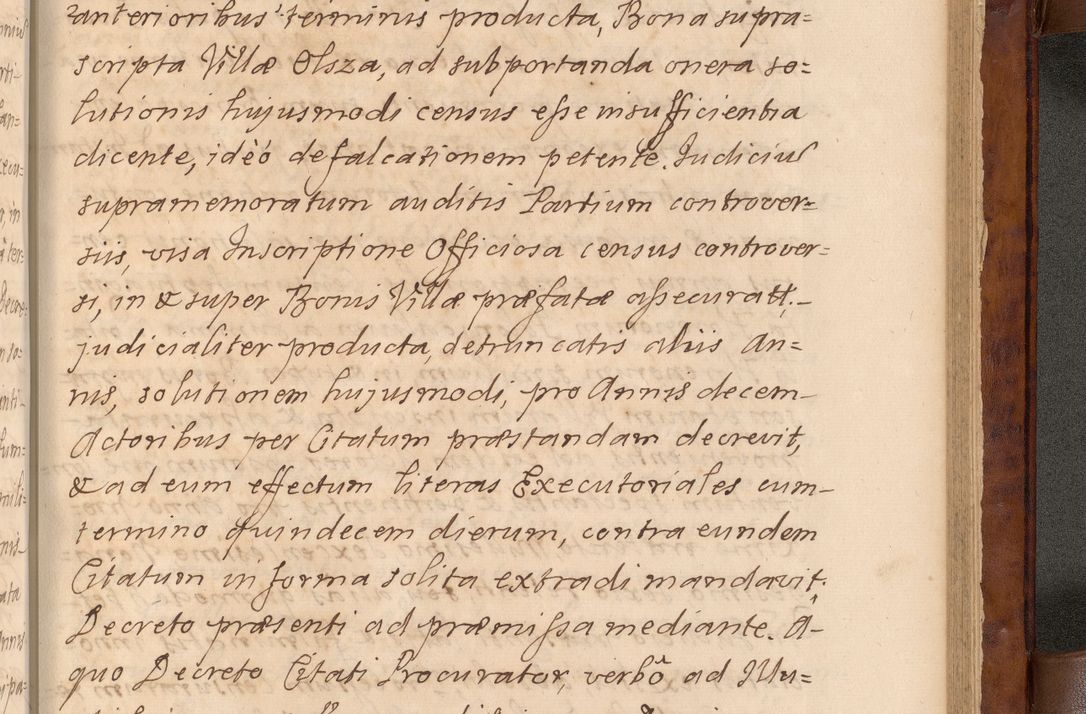 Zdjęcie nr 520 dla obiektu archiwalnego: Volumen VIII actorum episcopalium R. D. Joannis Małachowski, episcopi Cracoviensis ducis Severiae de anno 1697, quorum index videatur ad finem
