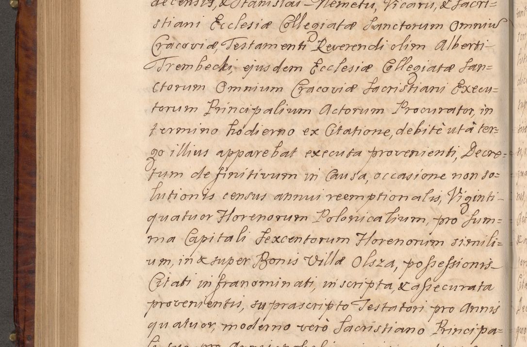 Zdjęcie nr 519 dla obiektu archiwalnego: Volumen VIII actorum episcopalium R. D. Joannis Małachowski, episcopi Cracoviensis ducis Severiae de anno 1697, quorum index videatur ad finem
