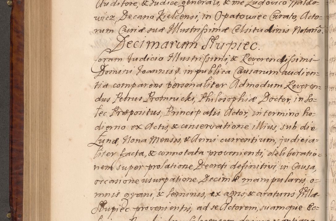Zdjęcie nr 515 dla obiektu archiwalnego: Volumen VIII actorum episcopalium R. D. Joannis Małachowski, episcopi Cracoviensis ducis Severiae de anno 1697, quorum index videatur ad finem