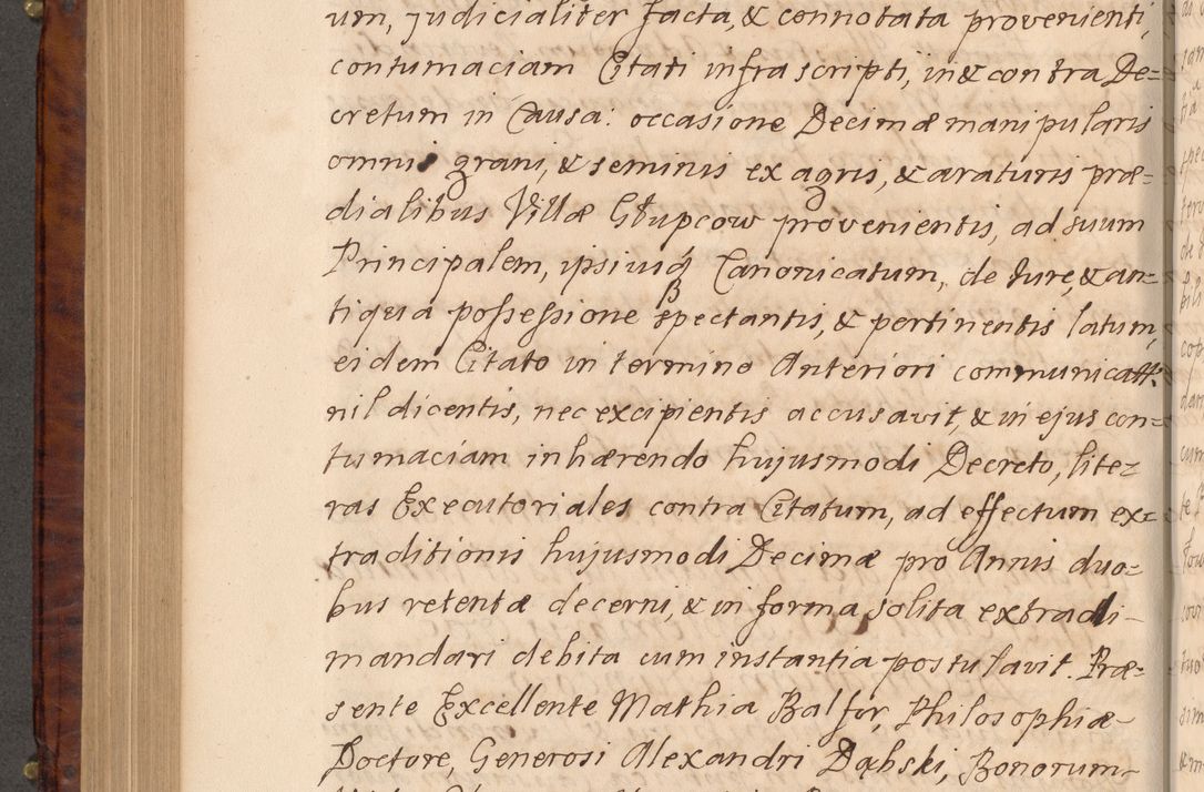 Zdjęcie nr 517 dla obiektu archiwalnego: Volumen VIII actorum episcopalium R. D. Joannis Małachowski, episcopi Cracoviensis ducis Severiae de anno 1697, quorum index videatur ad finem